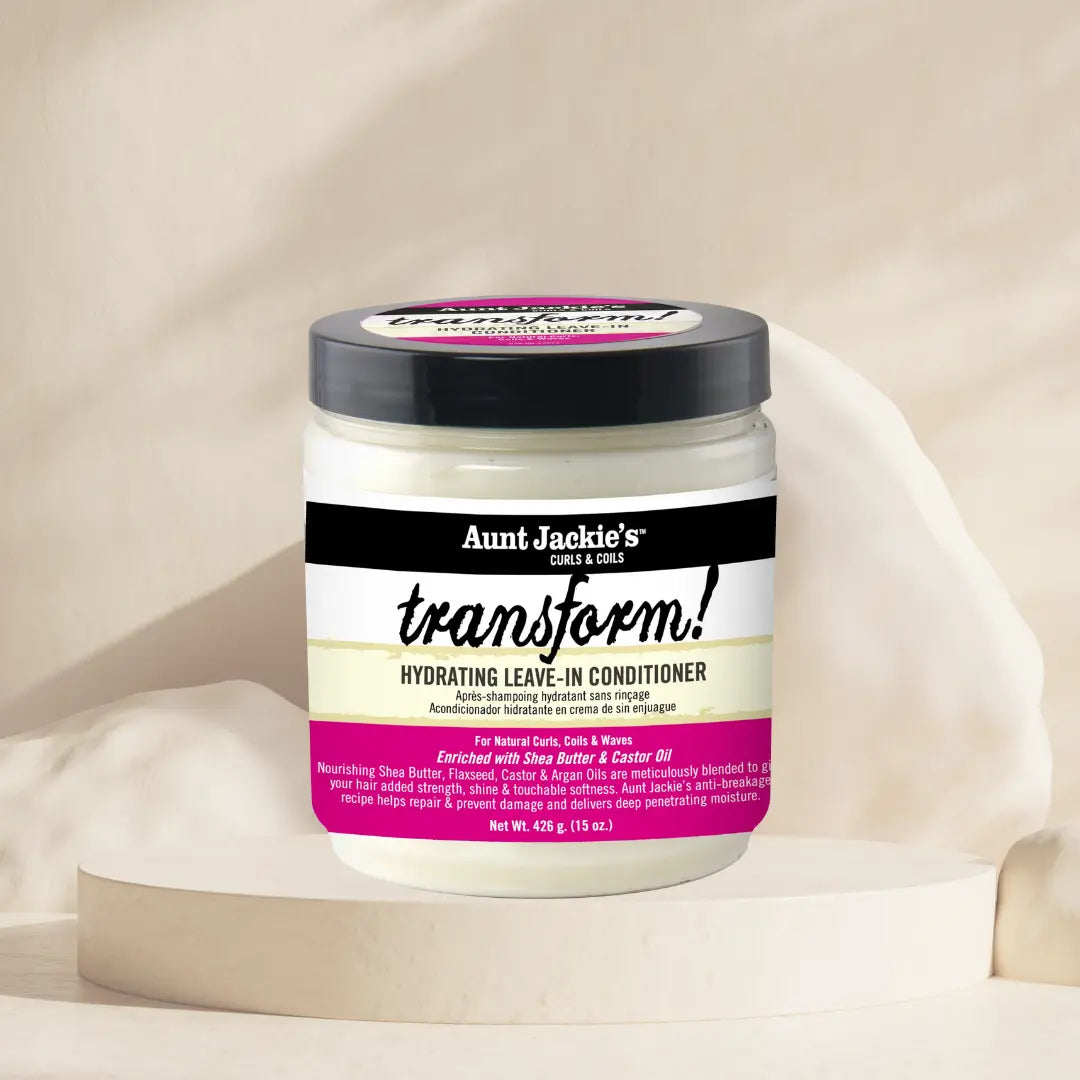 AUNT JACKIE’S-Leave-In Conditioner Hydratant Transform - Beurre de Karité &Ricîn 426g Aunt Jackie's