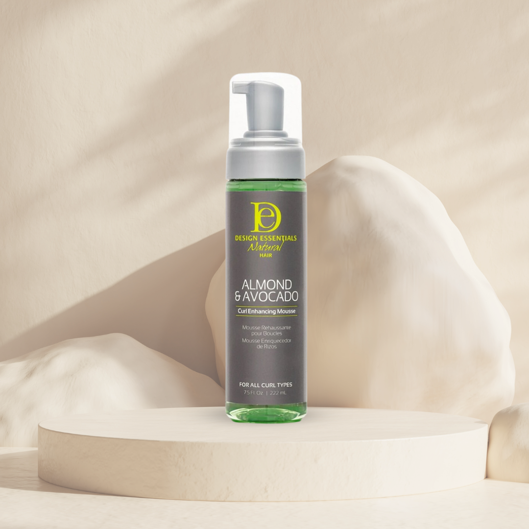 Almond & Avocado Curl Enhancing Mousse - Design Essentials 10oz 288ml