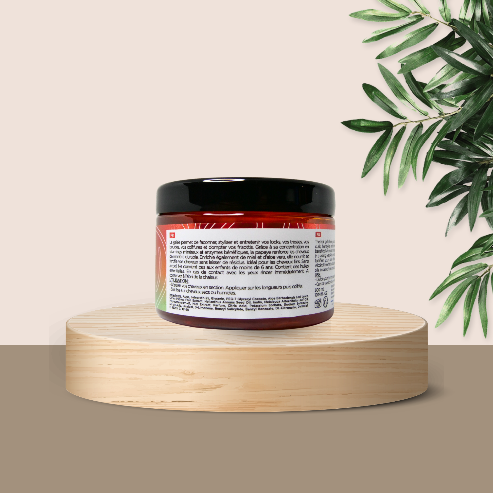 EASY POUSS -Aloe locks -gelée Papaye cheveux fin 33/100 Note Yuka🥕300 ML