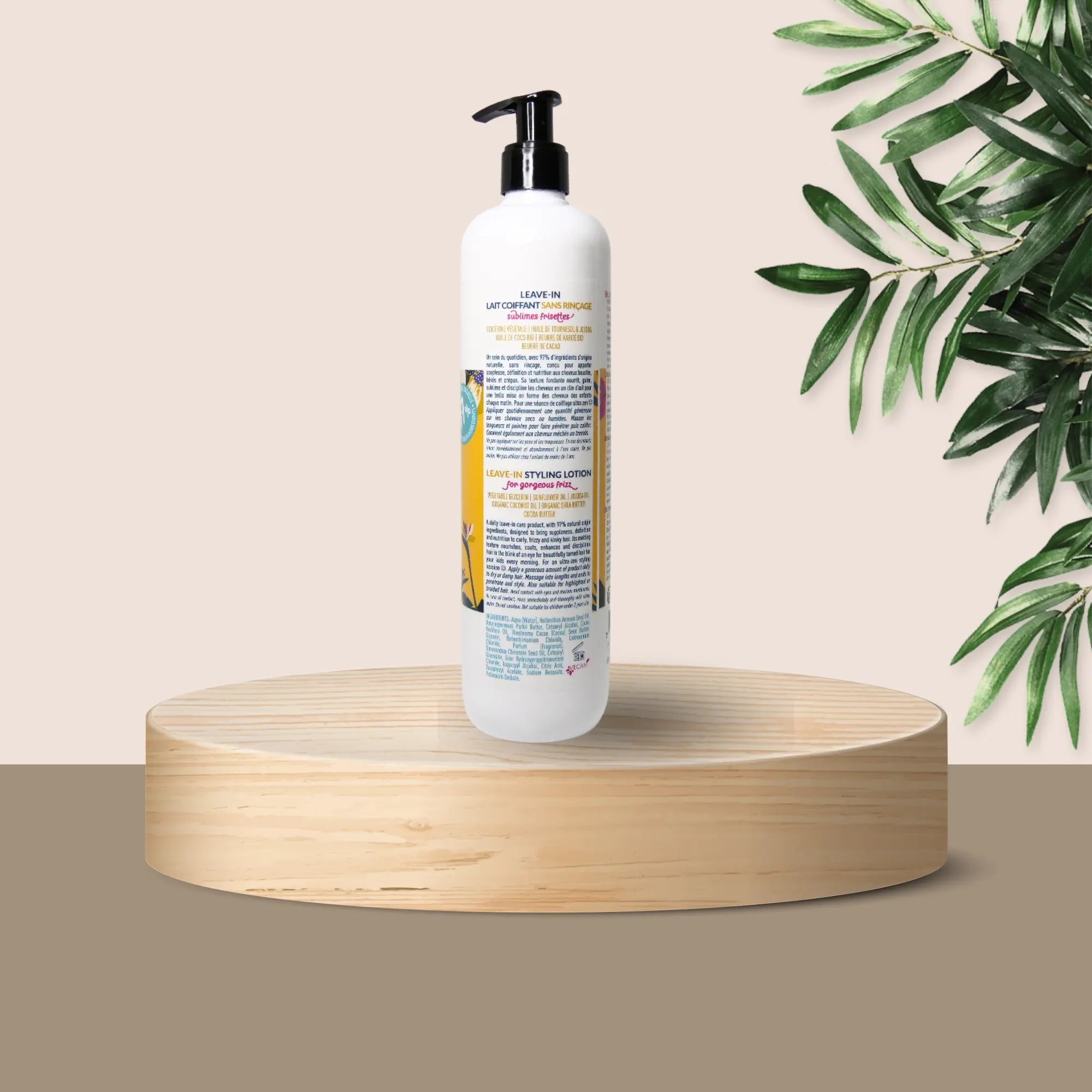 KAIRLY PARIS- KAPIWI  Kids - LEAVE IN-Coco ,Karité & Jojoba 72/100Note Yuka🥕500ML Organics Beam