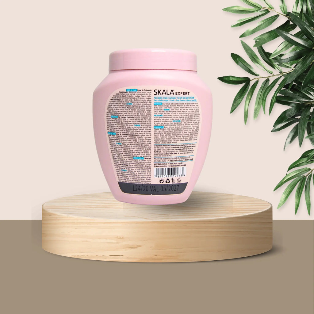 SKALA-DIVINO- Potão crème gel hydratant définissant frisés et crépus kératine végétal, collagène végétal, Argan&ricin Skala Expert