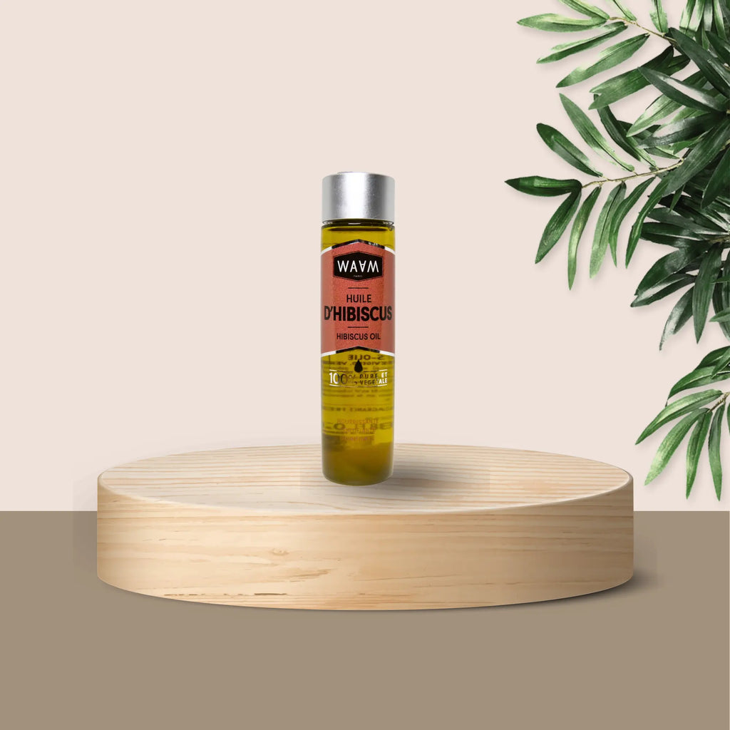 WAAM COSMETICS -HUILE HIBISCUS nourrissant et régénérante 100/100  NoteYuka🥕100ML Waam cosmetics