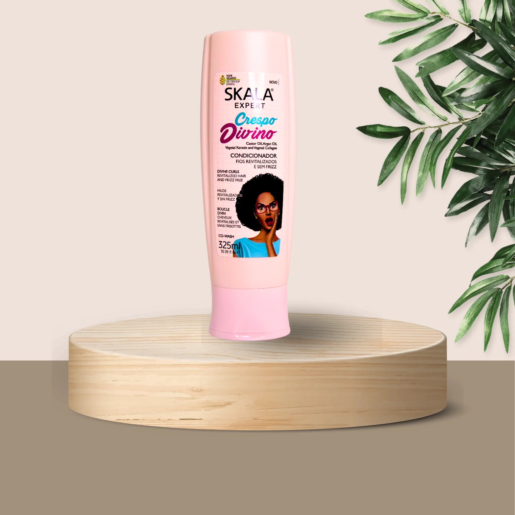 SKALA-EXPERT-Crespo Divino après -shampooing Ricin , Argan Kératine végétal &collagène végétal Skala Expert