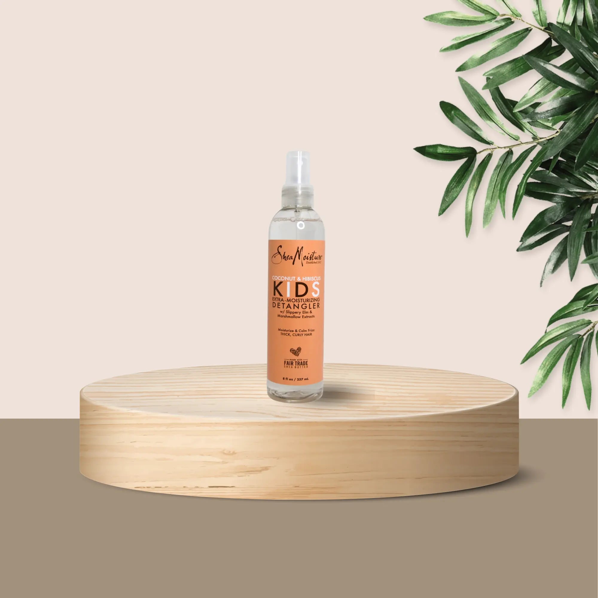 SHEA MOISTURE -Kids Extra-Moisture Detangler  Coconut & Hibiscus 86/100 Note Yuka🥕237ML Shea Moisture