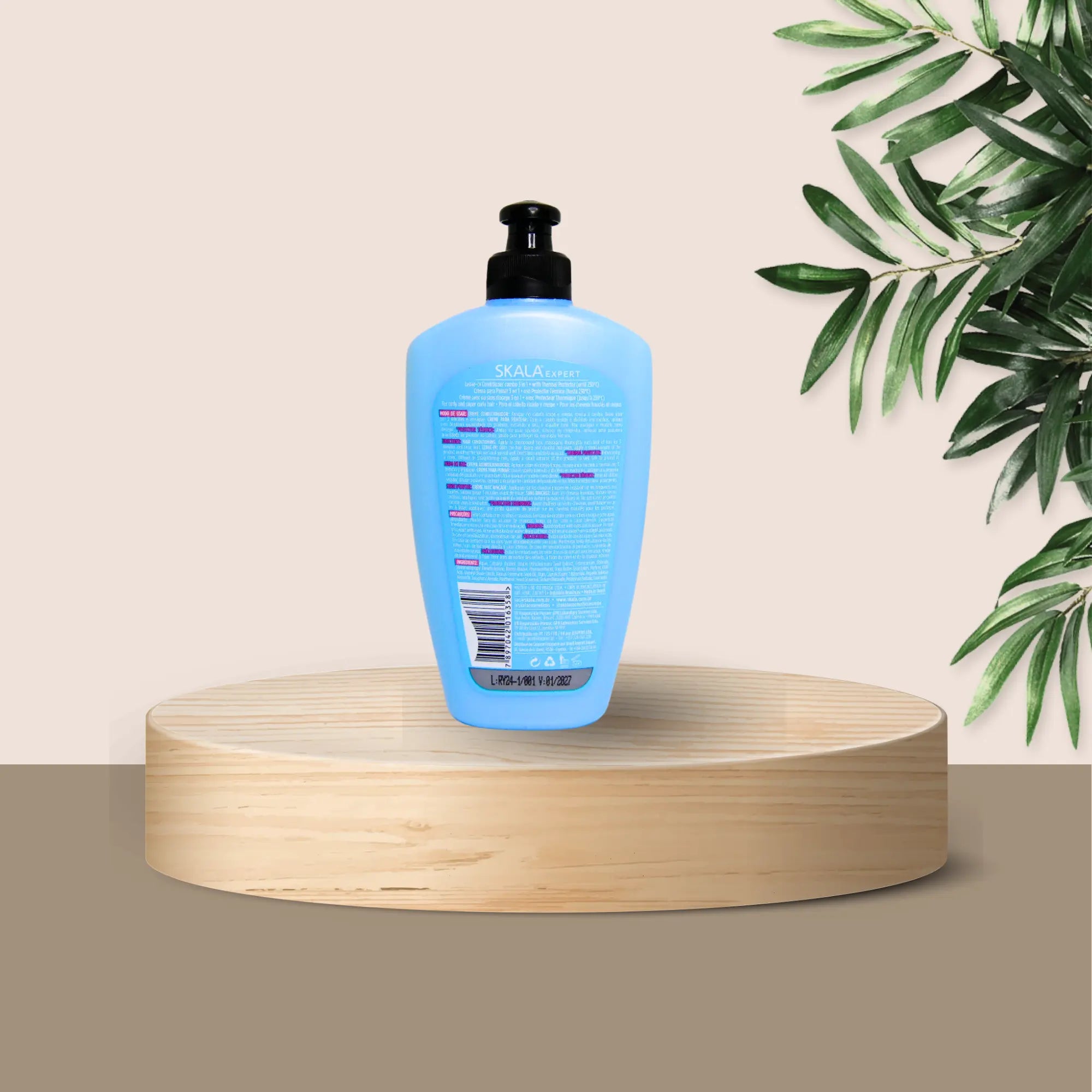 SKALA -MAÏS CACHOS -crème 3 en 1 thermoprotecteur de chaleur huile de ricin Skala Expert