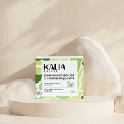 KALIA NATURE -Shampoing Solide à l'Ortie Piquante - antipelliculaire Transformez Vos Cheveux Bouclés et Crépus Naturellement 60g