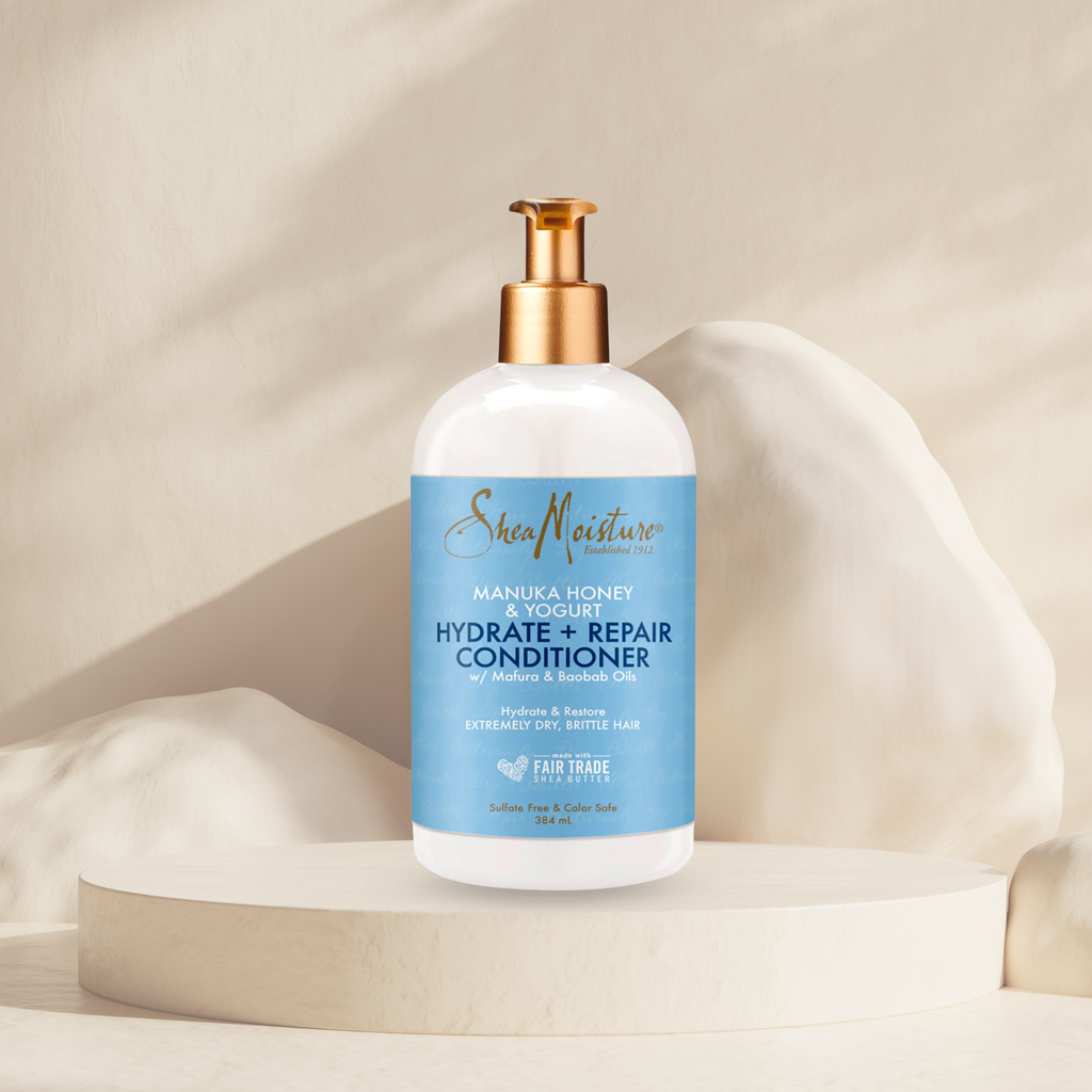 SHEA  MOISTURE -Après-Shampoing Manuka Honey & Yogurt 76/100 Note Yuka🥕 384 ML