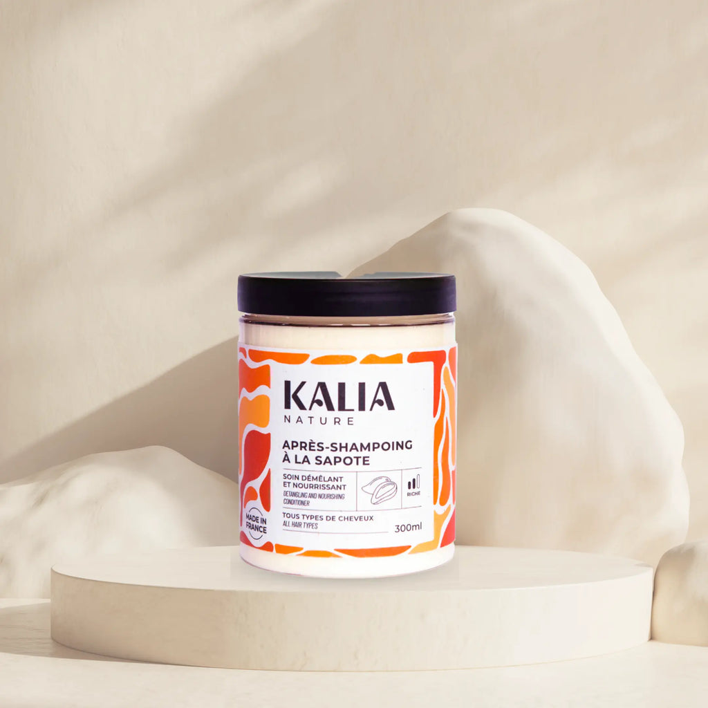 KALIA NATURE -Après-Shampoing à la sapote - Transformez Vos Cheveux Bouclés et Crépus Naturellement   86/100 Note Yuka 🥕300 ML Kalia Nature