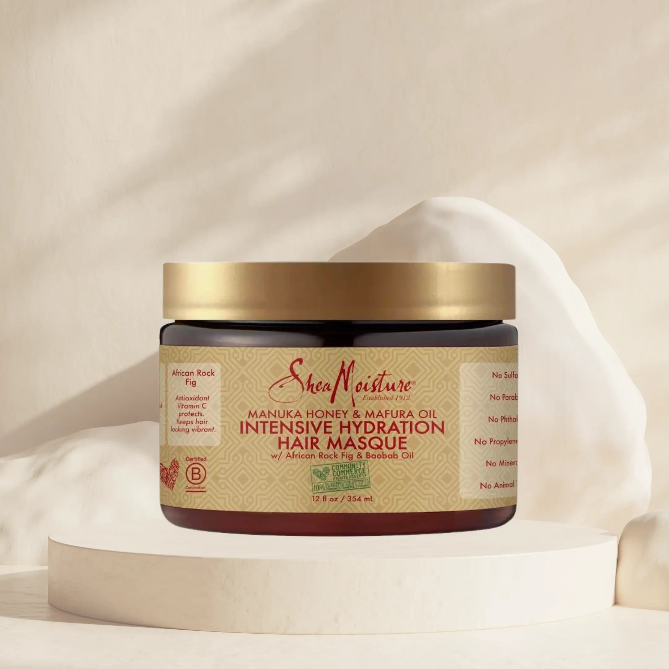 SHEA MOISTURE -Masque Manuka Honey Intensive Hydration 354 ML Shea Moisture