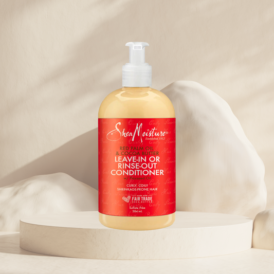 Conditioner With or Without Rinsing Red Palm Oil &amp; Cocoa Butter - Shea Moisture 