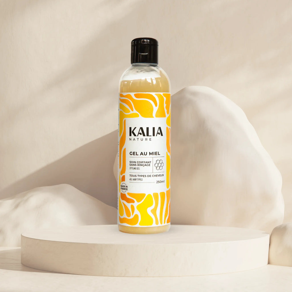 KALIA NATURE -Gel au Miel Transformez Vos Cheveux Bouclés et Crépus Naturellement 86/100 Note Yuka🥕    250 ML Kalia Nature