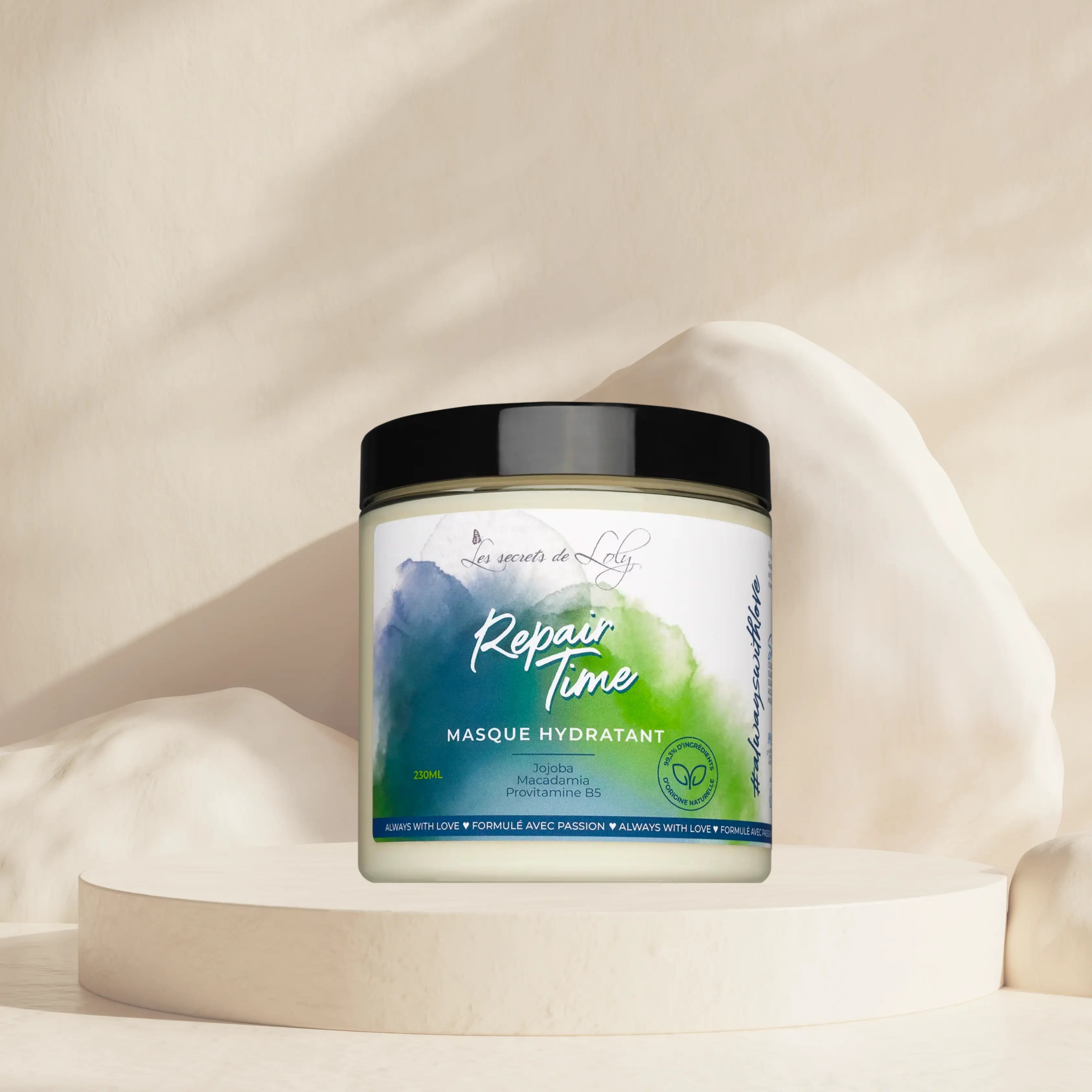 LES  SECRETS DE LOLY ~Masque Repair Time 72/100 Note Yuka 🥕230 ML Les Secrets de Loly