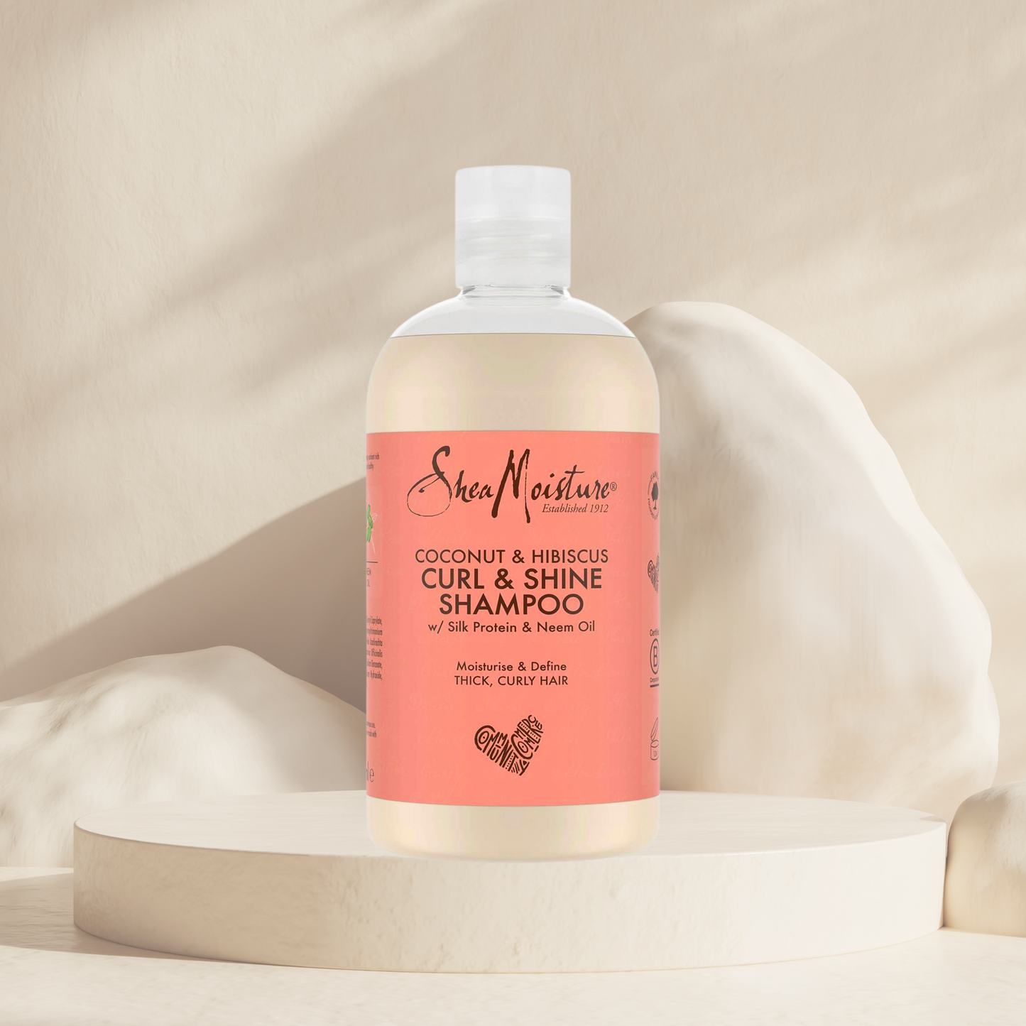 Shampoing Curl & Shine Coconut Hibiscus - Shea Moisture