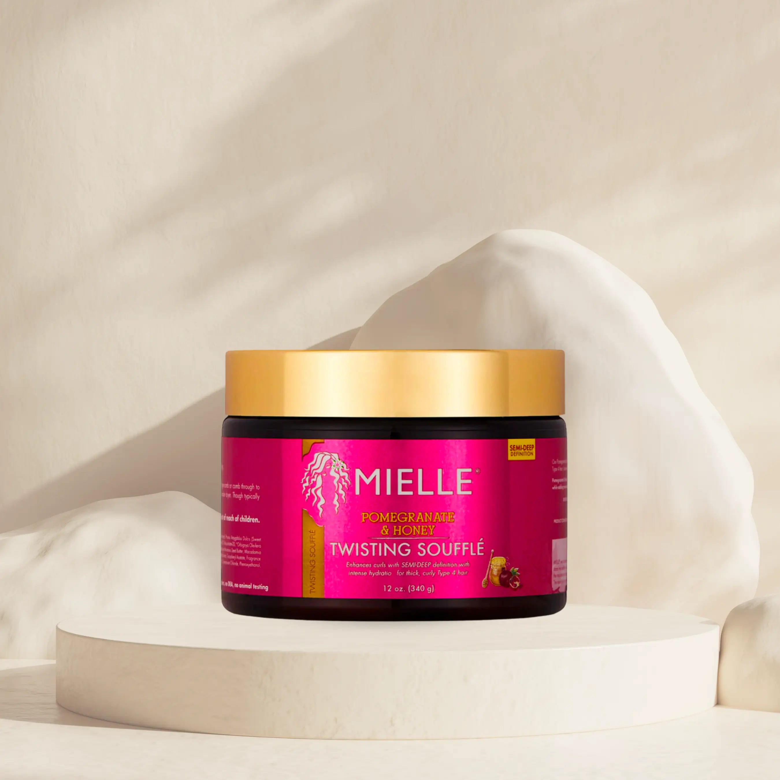 MIELLE -Pomegranate & Honey Curl Twisting Soufflé-Cheveux Sublimés au Naturel 340 ML Mielle Organics