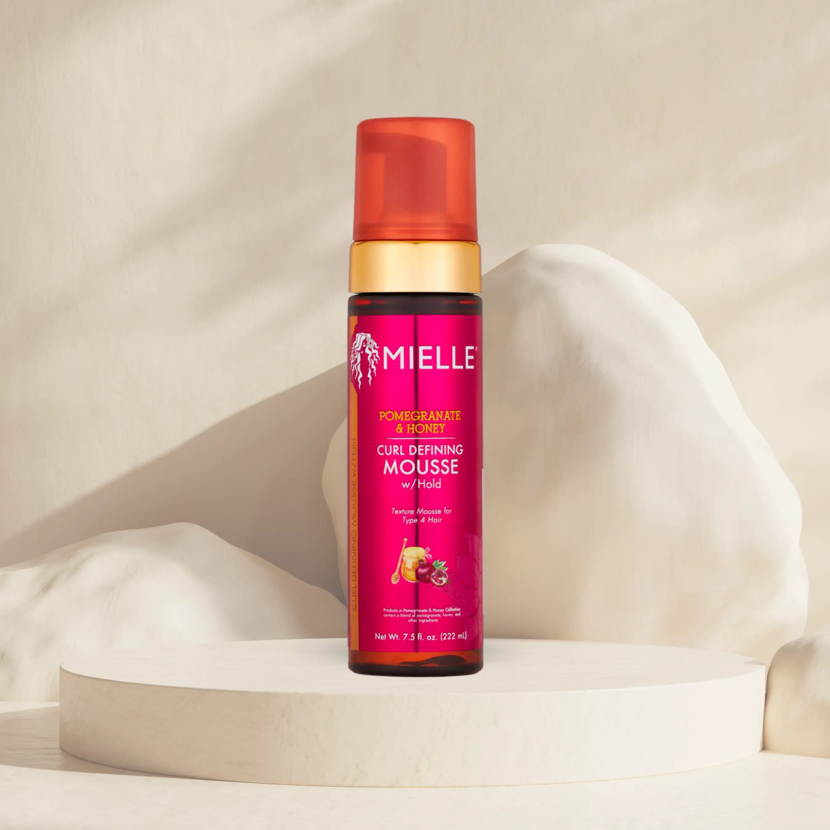 MIELLE -Pomegranate & Honey Curl Defining Mousse-Cheveux Sublimés au Naturel Mielle Organics