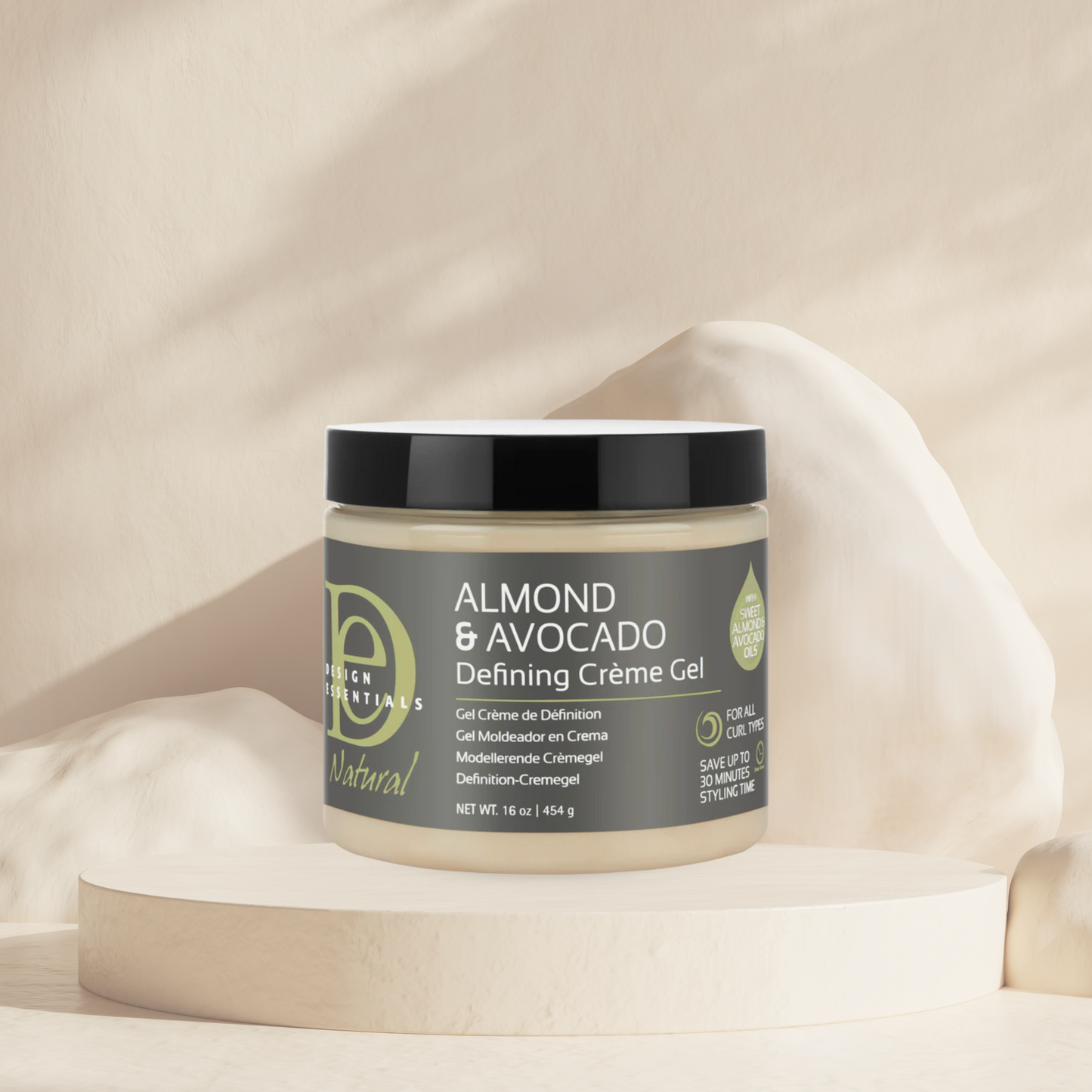 Almond &amp; Avocado Defining Gel-Cream - Design Essentials