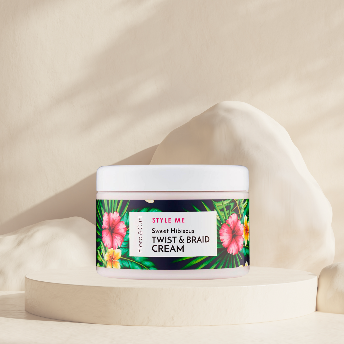 Sweet Hibiscus Twist and Braid Cream - Flora &amp; Curl