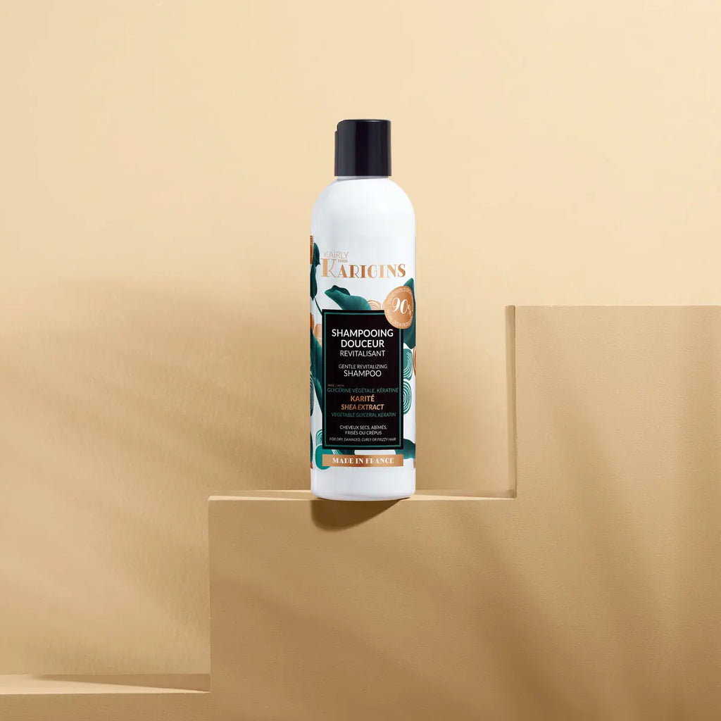 KAIRLY PARIS -Karigins -Shampoing Douceur Revitalisant Beurre de karité & Kératine 86/100 Note Yuka🥕250ML Kairly paris