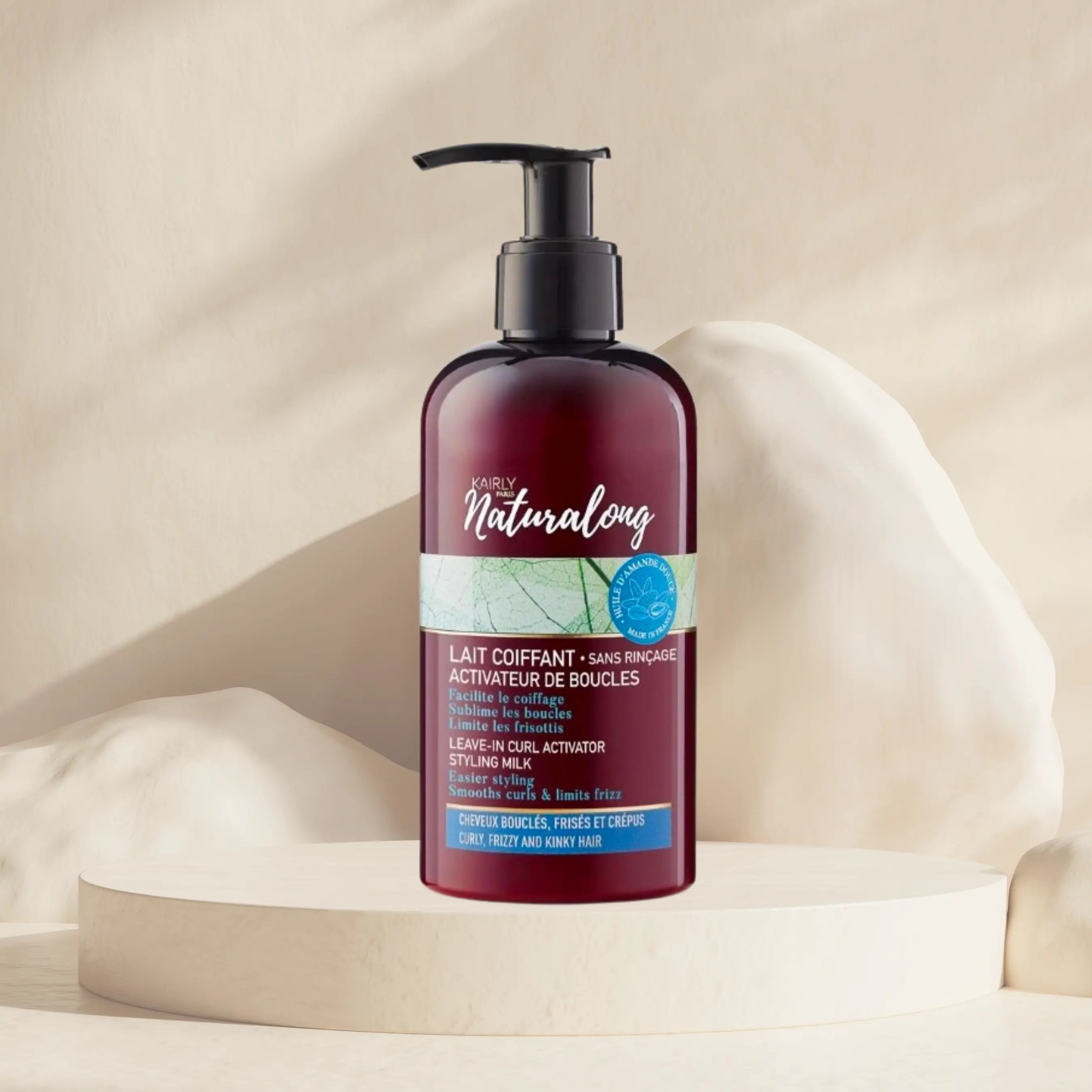 KAIRLY PARIS -Lait coiffant activateur de boucles 86/100 Note Yuka🥕250ML Kairly paris