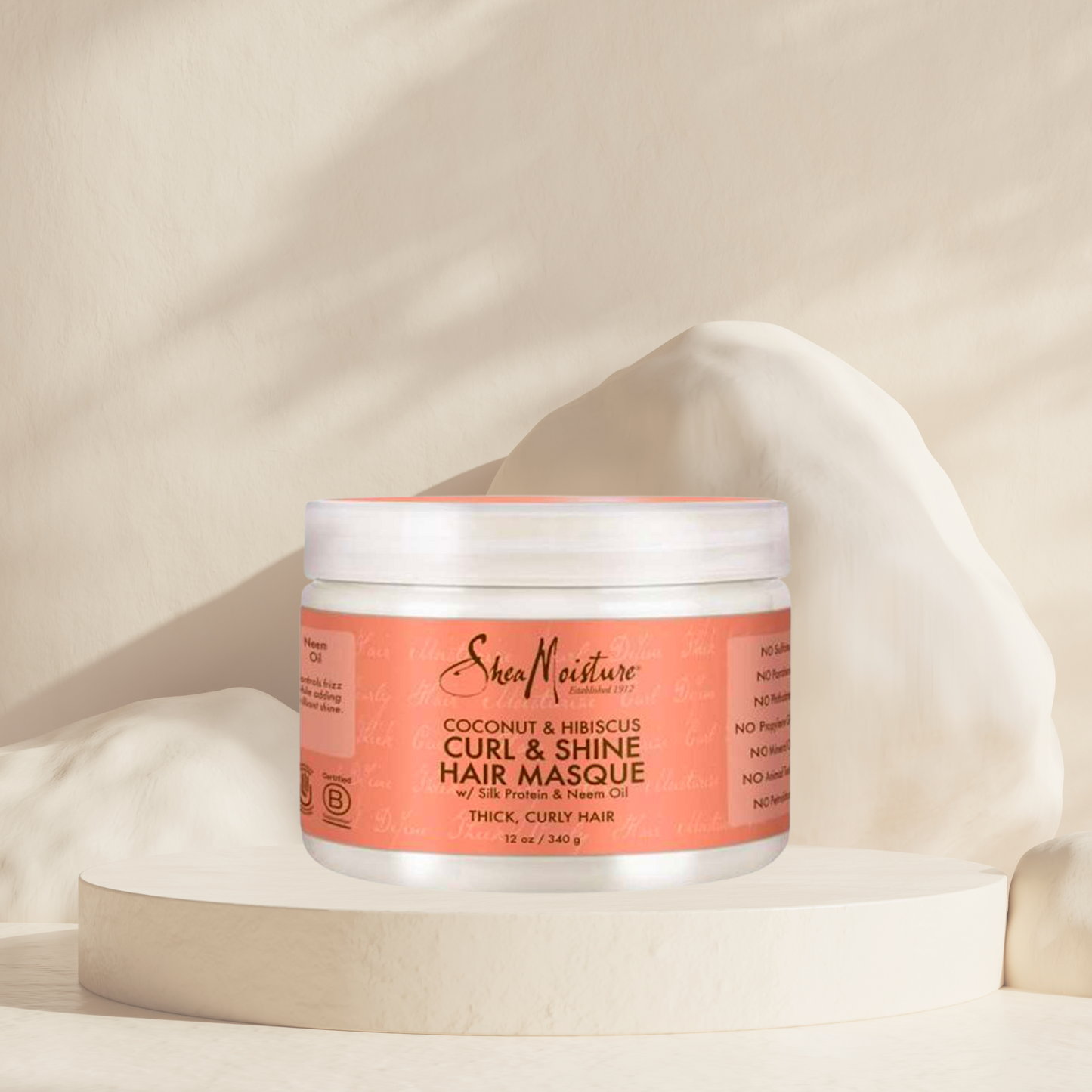 Masque Curl & Shine Coconut Hibiscus - Shea Moisture