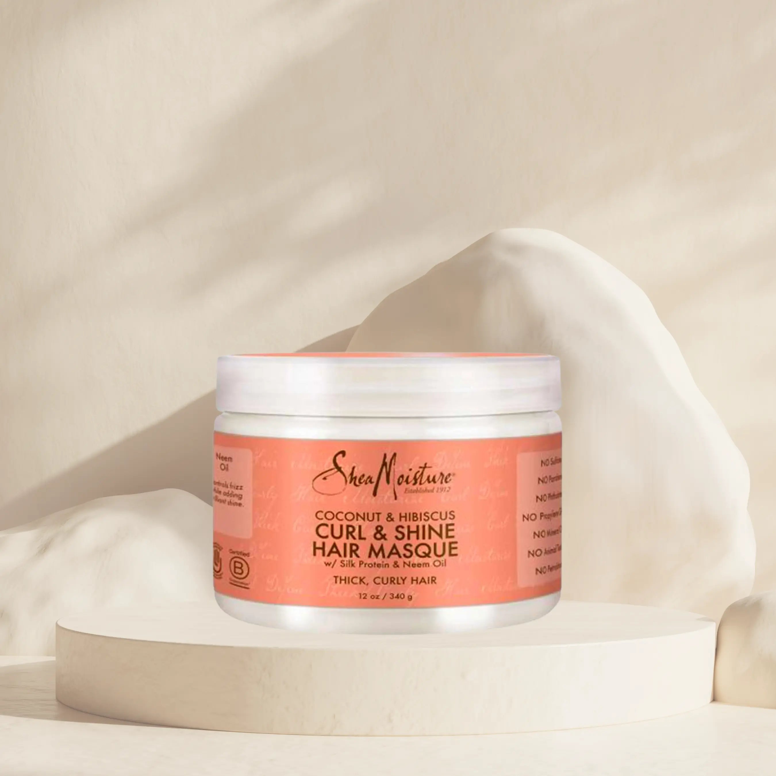 SHEA MOISTURE -Masque Curl & Shine Coconut Hibiscus Shea Moisture