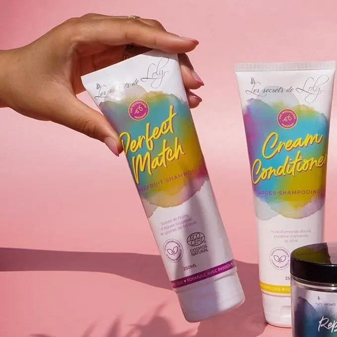 LES SECRETS DE LOLY -Shampoing Perfect Match -Extrait de Fruit Algues rouge & Lin 51/100 Note Yuka🥕250 ML Les Secrets de Loly