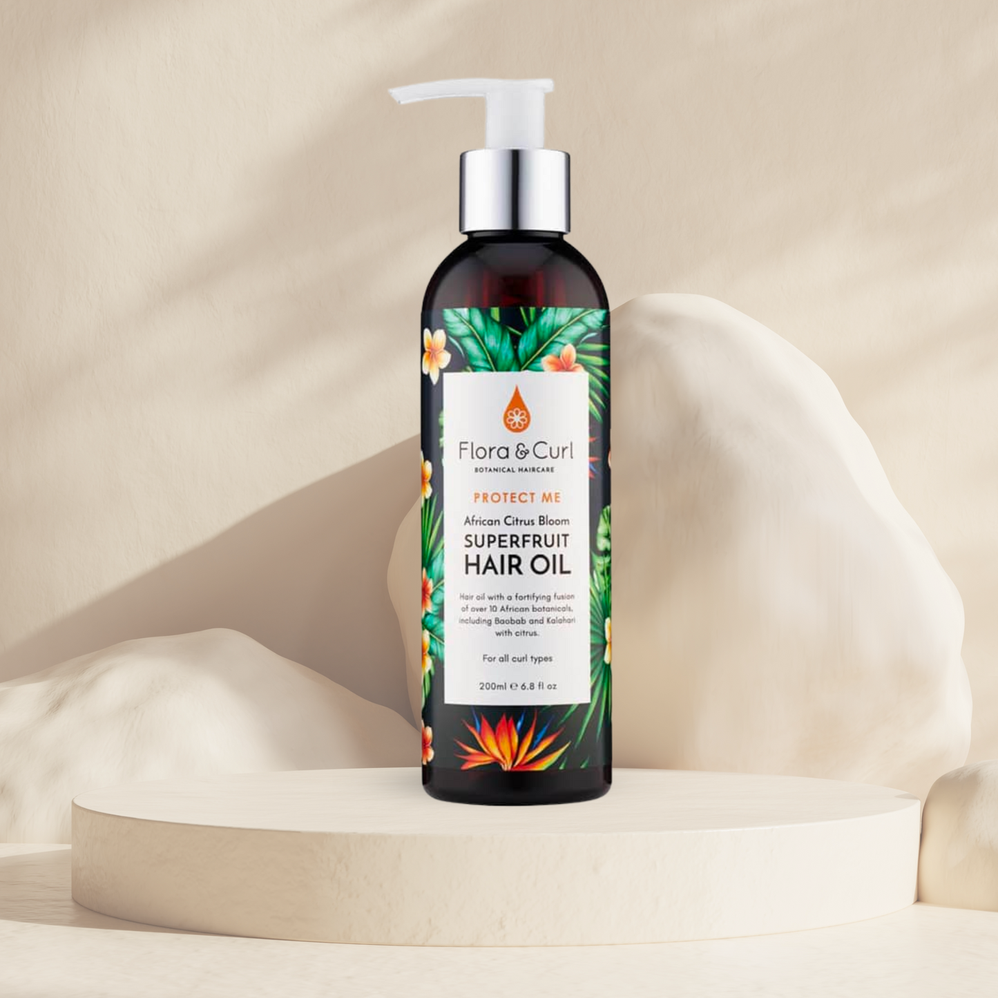 African Citrus Bloom Superfruit Hair Oil - Flora &amp; Curl